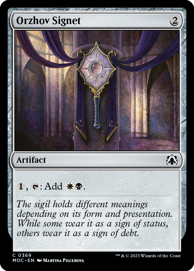 Orzhov Signet [March of the Machine Commander] | Mindsight Gaming