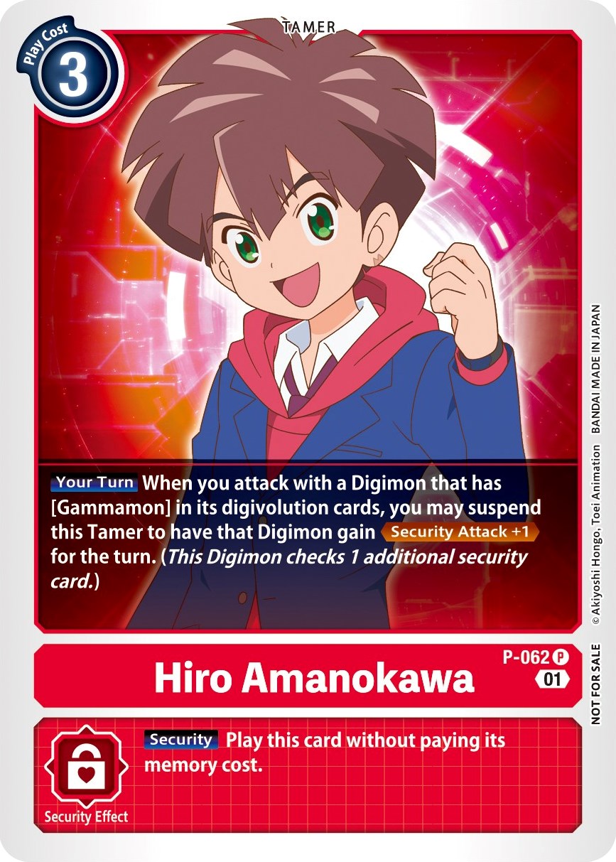 Hiro Amanokawa [P-062] (Official Tournament Pack Vol.5) [Promotional Cards] | Mindsight Gaming