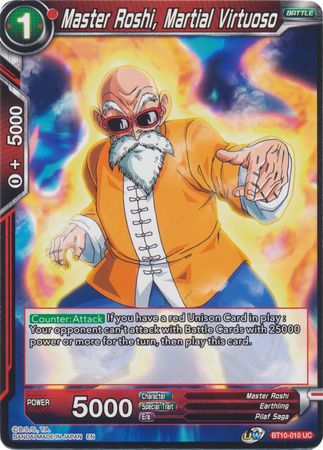 Master Roshi, Martial Virtuoso (BT10-010) [Rise of the Unison Warrior 2nd Edition] | Mindsight Gaming