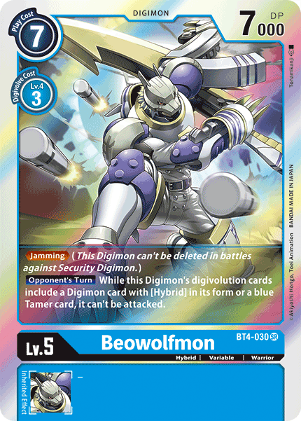 Beowolfmon [BT4-030] [Great Legend] | Mindsight Gaming