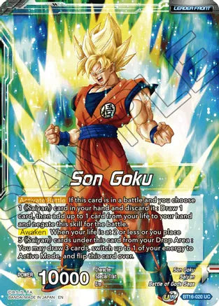 Son Goku // SSG Son Goku, Crimson Warrior (BT16-020) [Realm of the Gods] | Mindsight Gaming