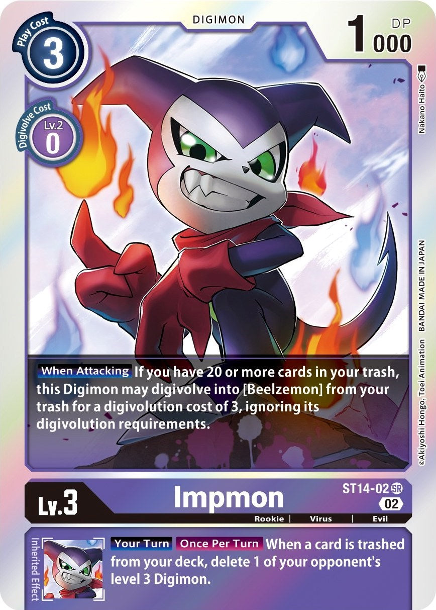 Impmon [ST14-02] [Starter Deck: Beelzemon Advanced Deck Set] | Mindsight Gaming