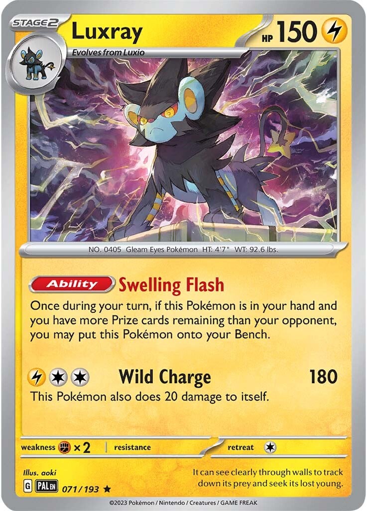 Luxray (071/193) [Scarlet & Violet: Paldea Evolved] | Mindsight Gaming