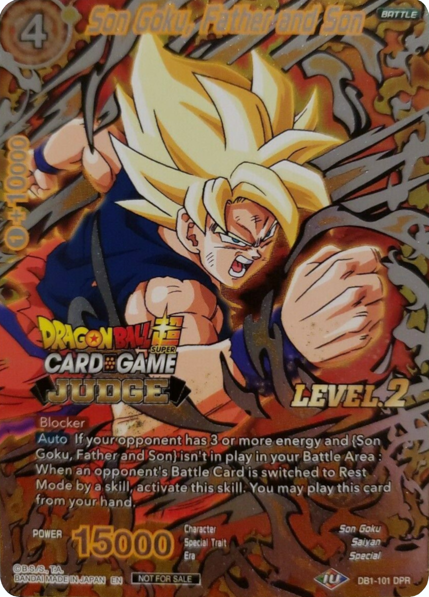 Son Goku, Father and Son (Level 2) (DB1-101) [Promotion Cards] | Mindsight Gaming