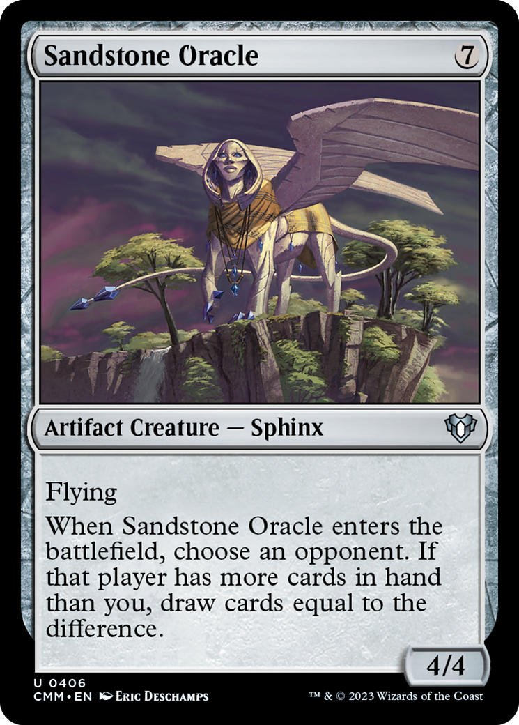 Sandstone Oracle [Commander Masters] | Mindsight Gaming