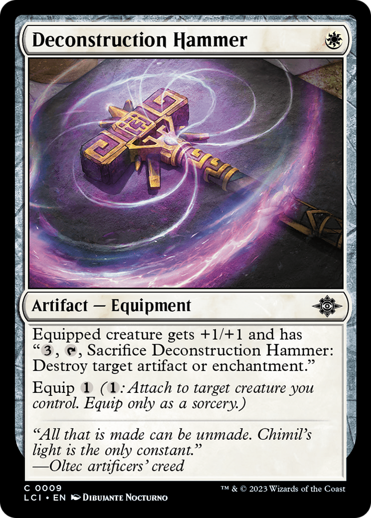 Deconstruction Hammer [The Lost Caverns of Ixalan] | Mindsight Gaming