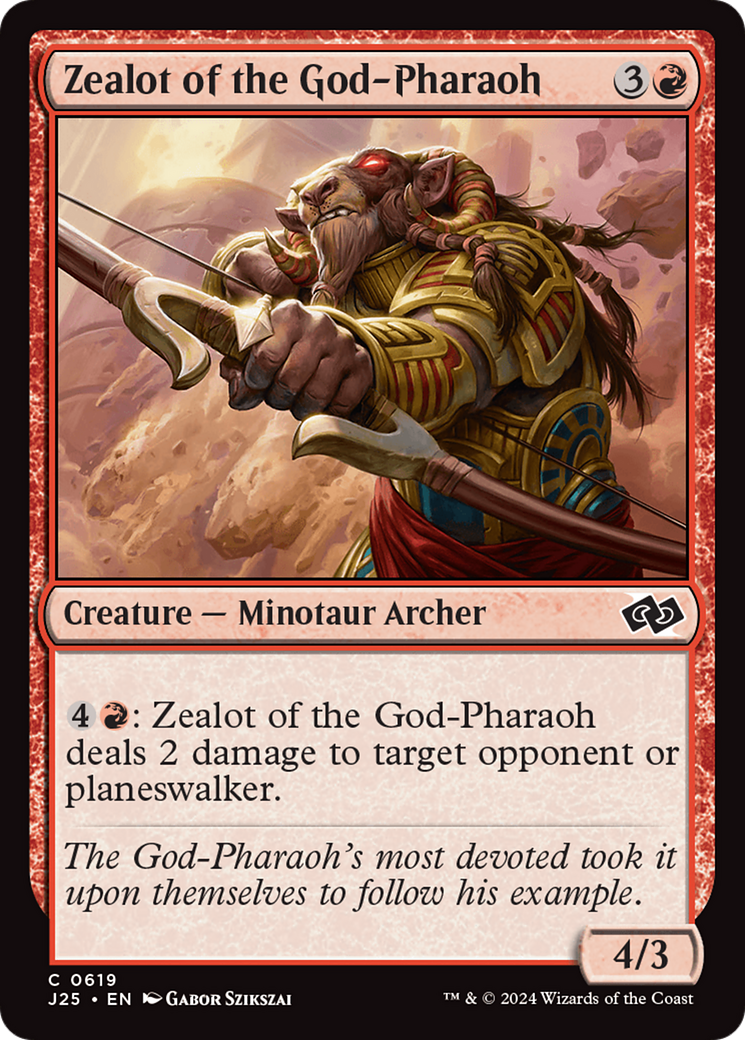 Zealot of the God-Pharaoh [Foundations Jumpstart] | Mindsight Gaming