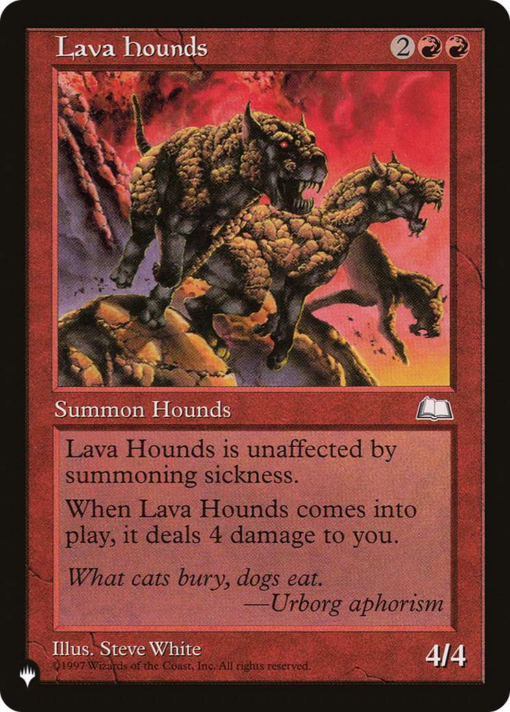 Lava Hounds [The List Reprints] | Mindsight Gaming