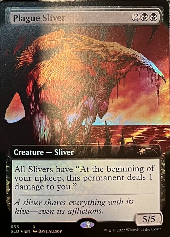 Plague Sliver (Extended Art) [Secret Lair Drop Promos] | Mindsight Gaming