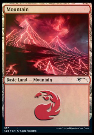 Mountain (Lightning) (570) [Secret Lair Drop Promos] | Mindsight Gaming