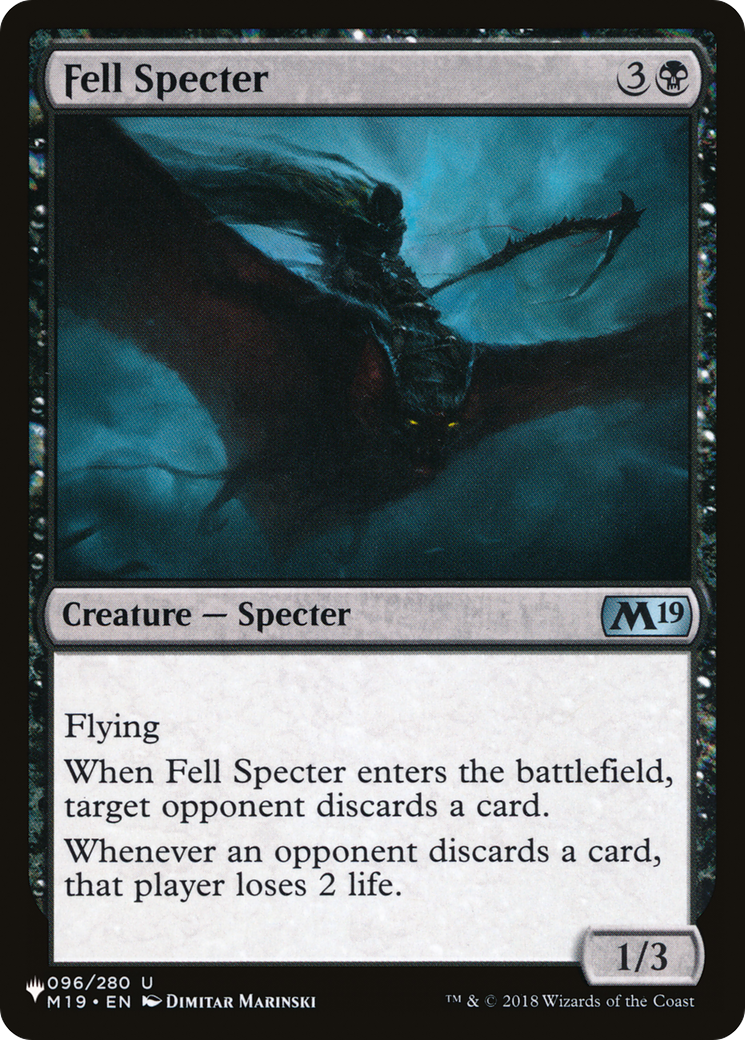 Fell Specter [The List Reprints] | Mindsight Gaming