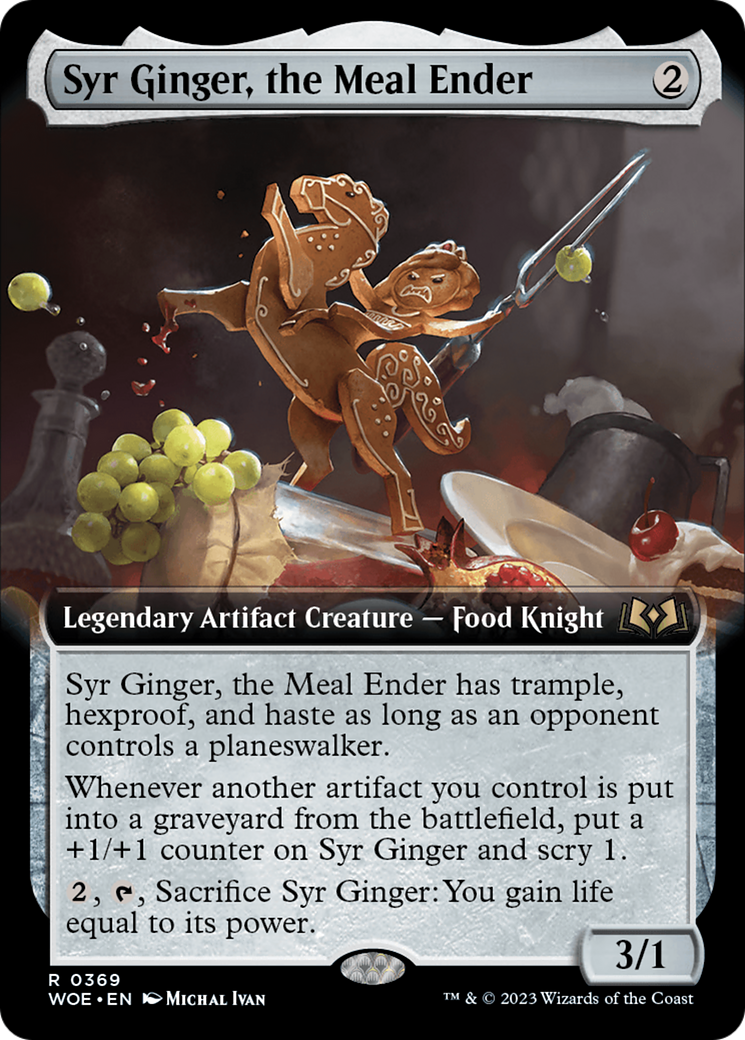 Syr Ginger, the Meal Ender (Extended Art) [Wilds of Eldraine] | Mindsight Gaming