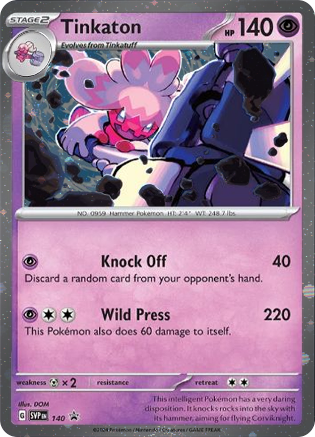 Tinkaton (SVP140) (Cosmos Holo) [SV: Scarlet & Violet Promo Cards] | Mindsight Gaming