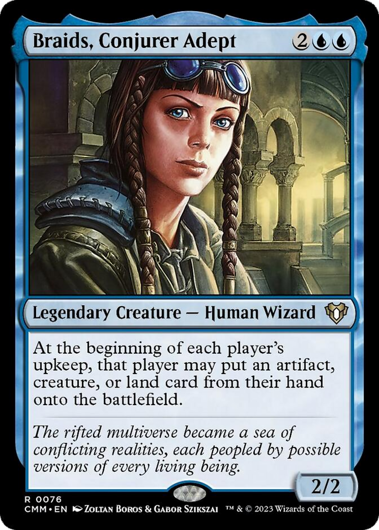 Braids, Conjurer Adept [Commander Masters] | Mindsight Gaming