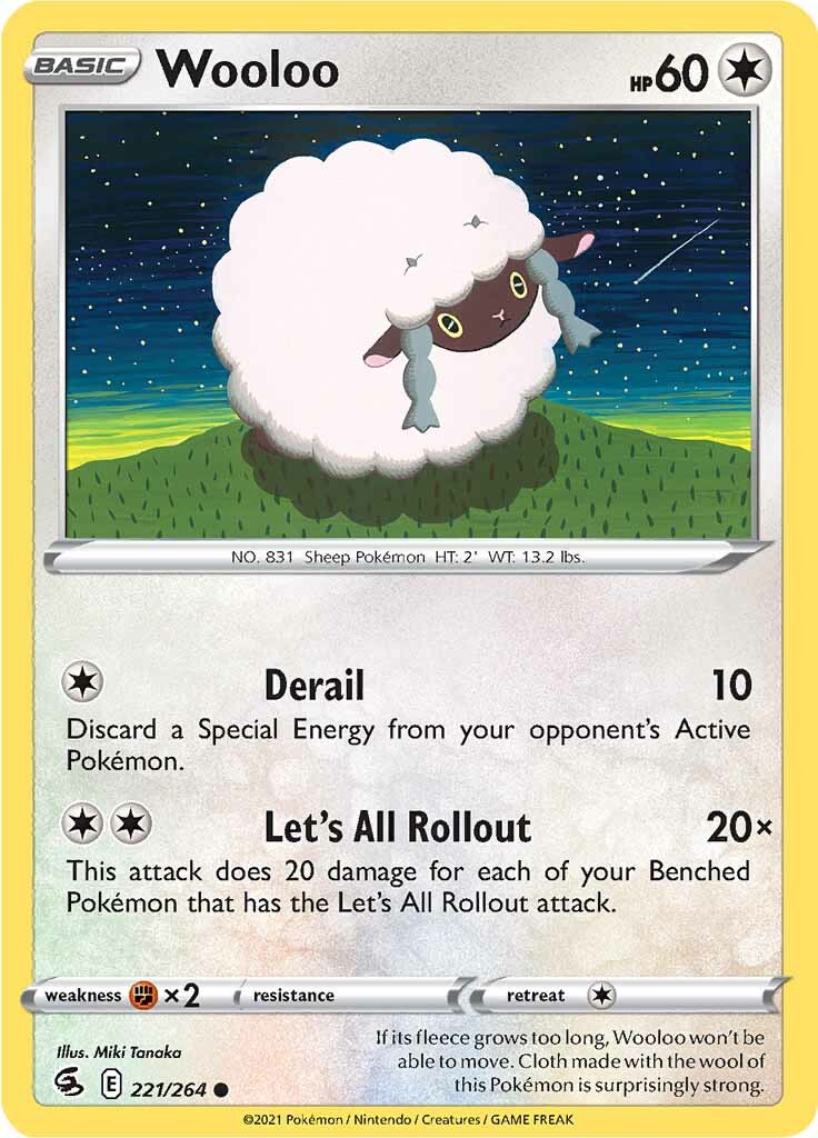 Wooloo (221/264) [Sword & Shield: Fusion Strike] | Mindsight Gaming