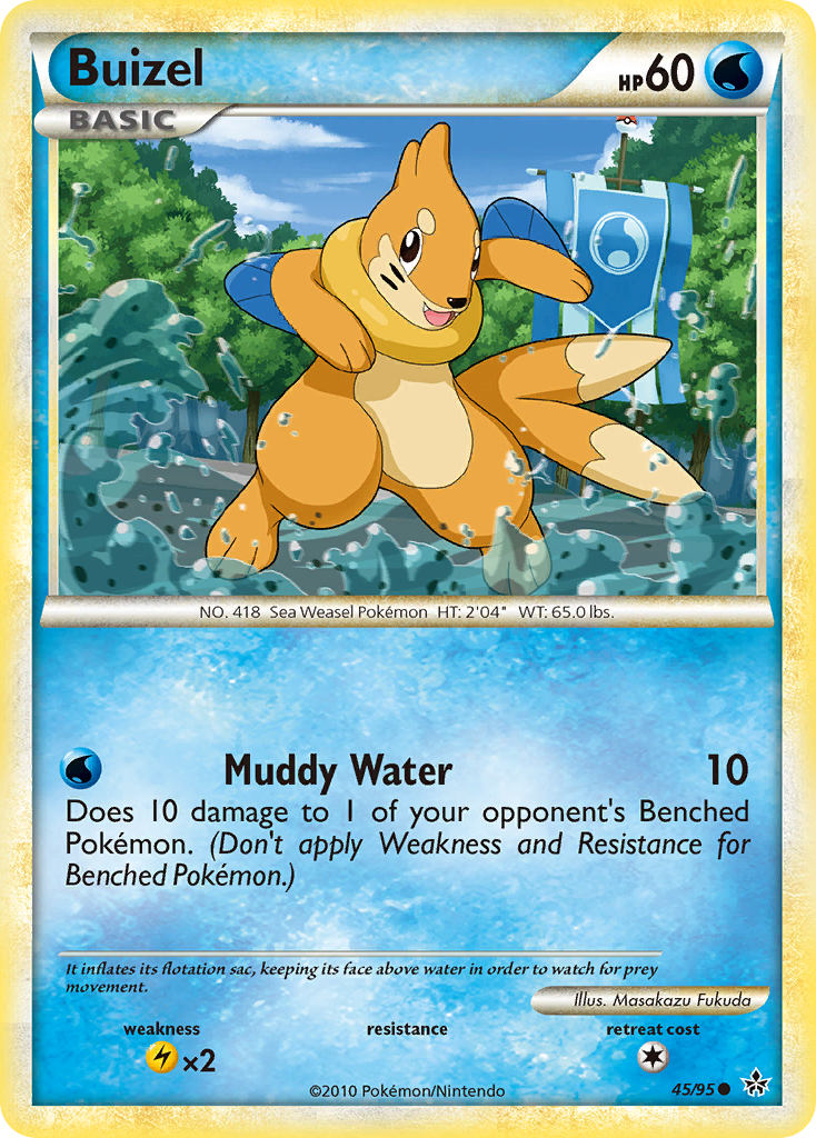 Buizel (45/95) [HeartGold & SoulSilver: Unleashed] | Mindsight Gaming