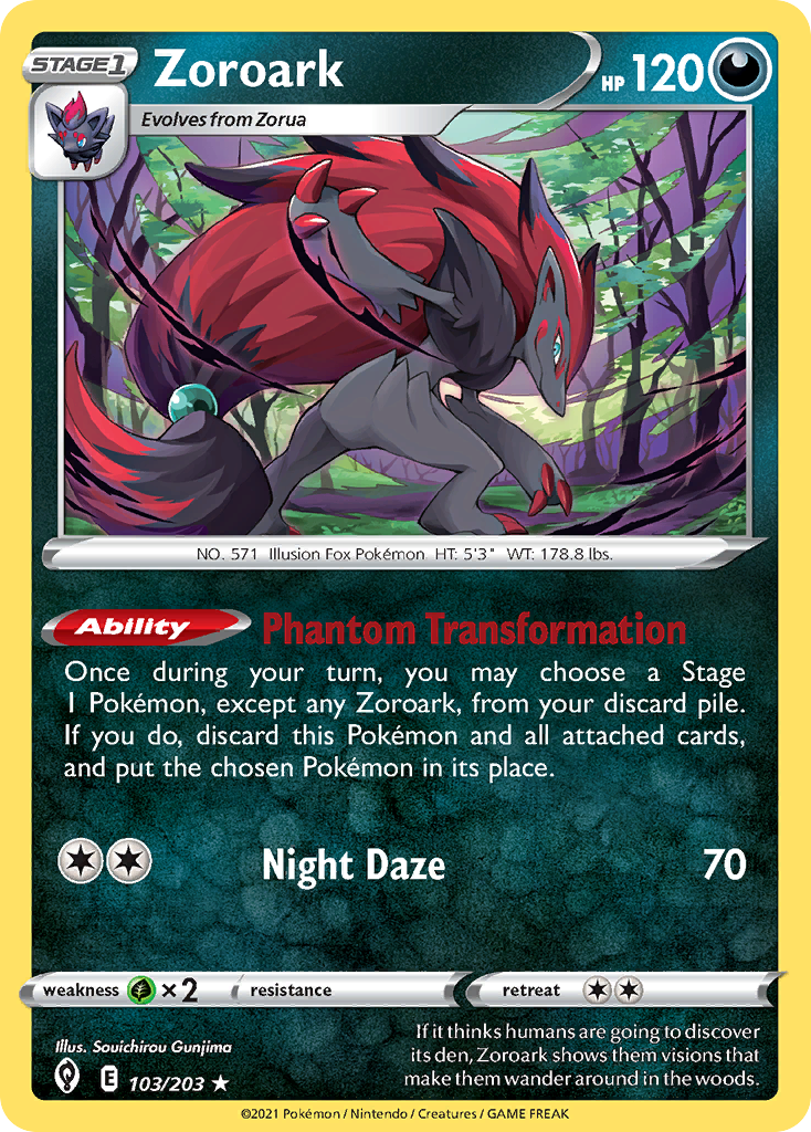 Zoroark (103/203) (Theme Deck Exclusive) [Sword & Shield: Evolving Skies] | Mindsight Gaming