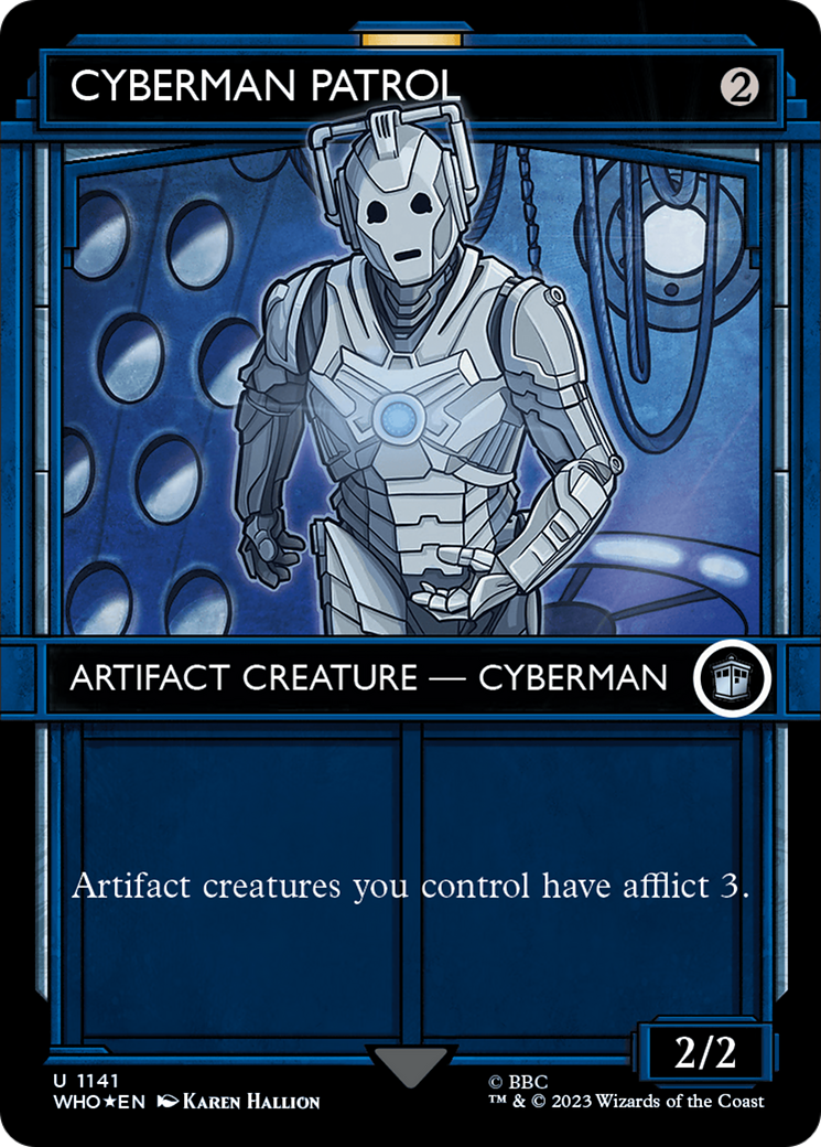 Cyberman Patrol (Showcase) (Surge Foil) [Doctor Who] | Mindsight Gaming