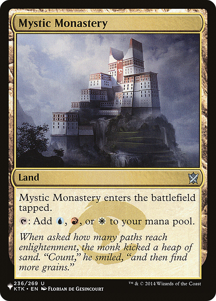 Mystic Monastery [The List Reprints] | Mindsight Gaming