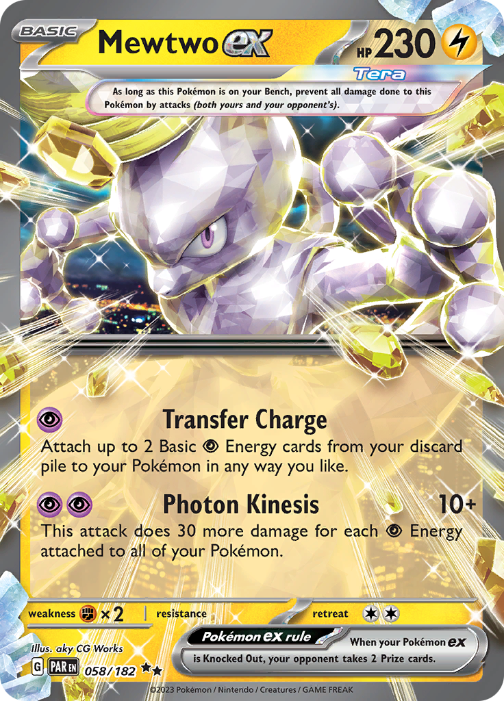 Mewtwo ex (058/182) [Scarlet & Violet: Paradox Rift] | Mindsight Gaming