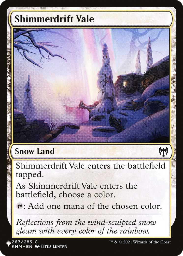 Shimmerdrift Vale [The List Reprints] | Mindsight Gaming