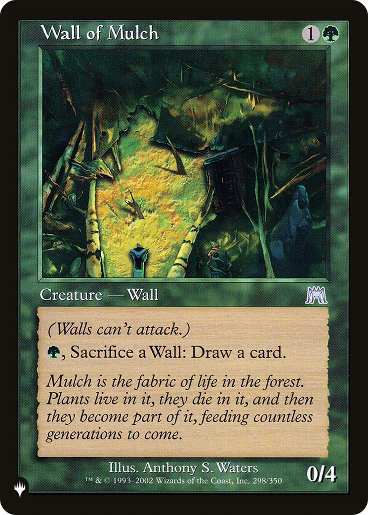 Wall of Mulch [The List Reprints] | Mindsight Gaming