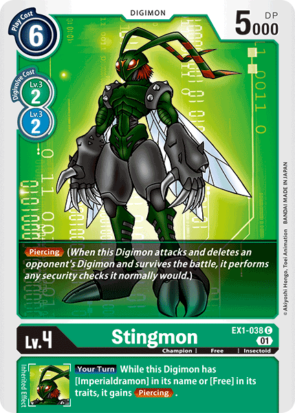 Stingmon [EX1-038] [Classic Collection] | Mindsight Gaming