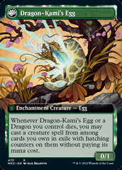 The Dragon-Kami Reborn // Dragon-Kami's Egg (Extended Art) [Kamigawa: Neon Dynasty] | Mindsight Gaming