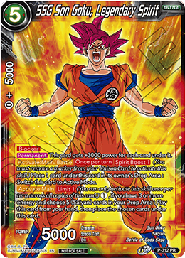 SSG Son Goku, Legendary Spirit (P-312) [Promotion Cards] | Mindsight Gaming