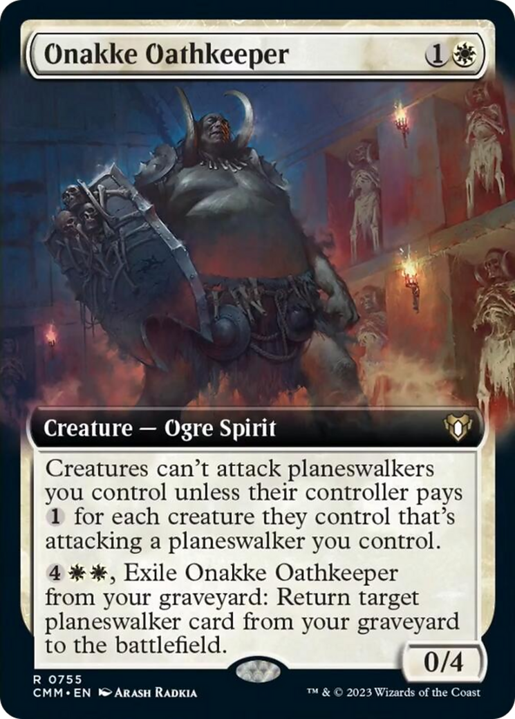 Onakke Oathkeeper (Extended Art) [Commander Masters] | Mindsight Gaming