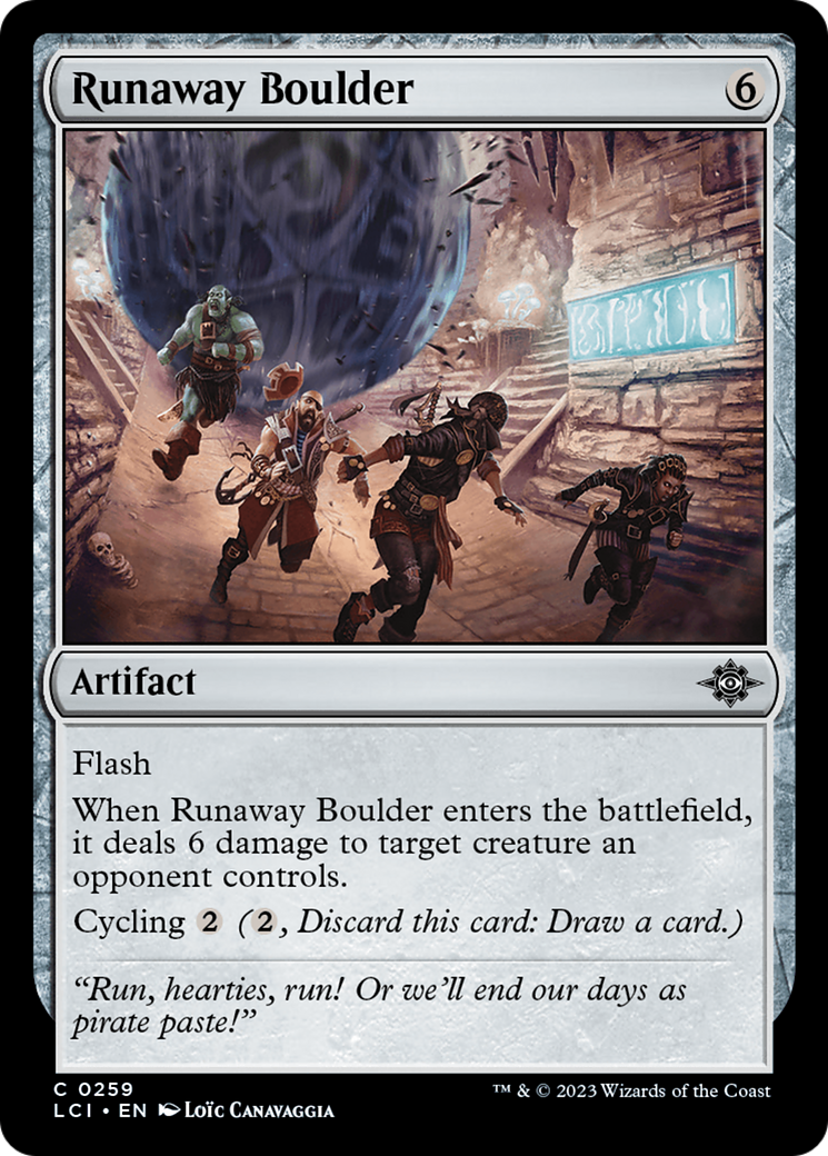 Runaway Boulder [The Lost Caverns of Ixalan] | Mindsight Gaming