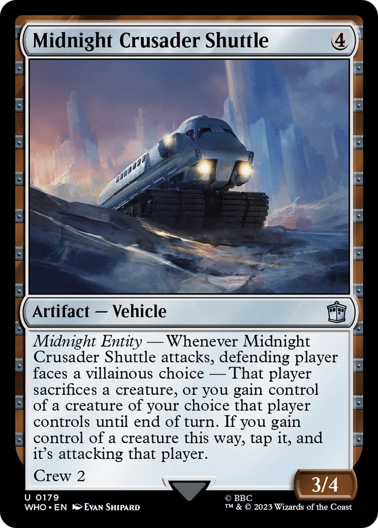 Midnight Crusader Shuttle [Doctor Who] | Mindsight Gaming