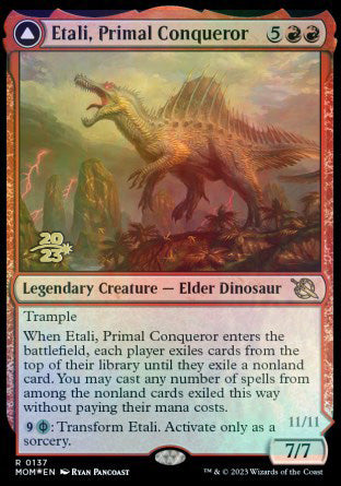 Etali, Primal Conqueror // Etali, Primal Sickness [March of the Machine Prerelease Promos] | Mindsight Gaming