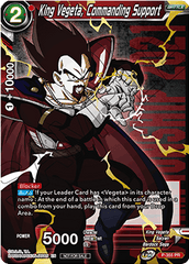 King Vegeta, Commanding Support (Gold Stamped) (P-355) [Tournament Promotion Cards] | Mindsight Gaming