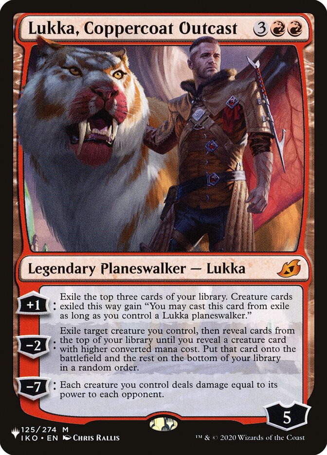 Lukka, Coppercoat Outcast [The List] | Mindsight Gaming