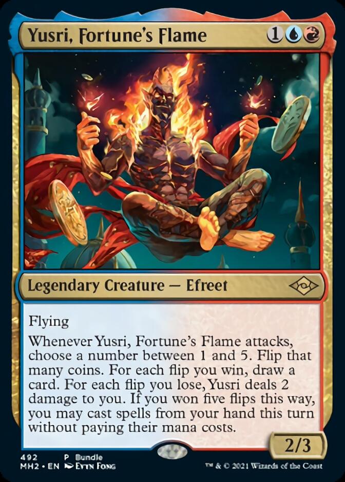 Yusri, Fortune's Flame (Bundle) [Modern Horizons 2] | Mindsight Gaming