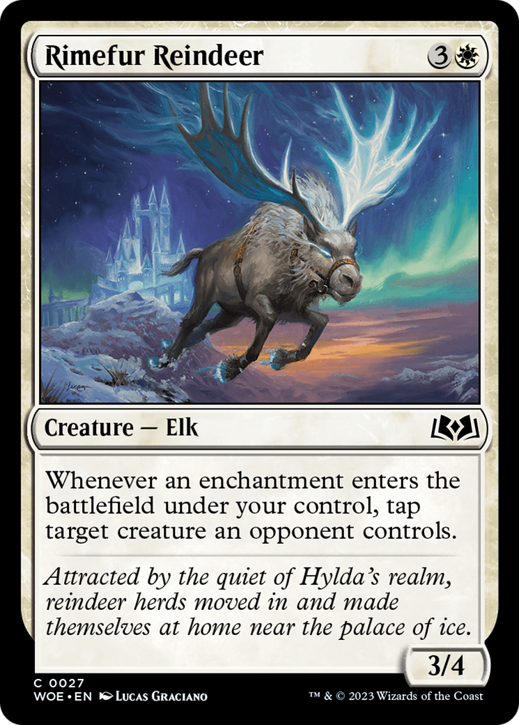 Rimefur Reindeer [Wilds of Eldraine] | Mindsight Gaming