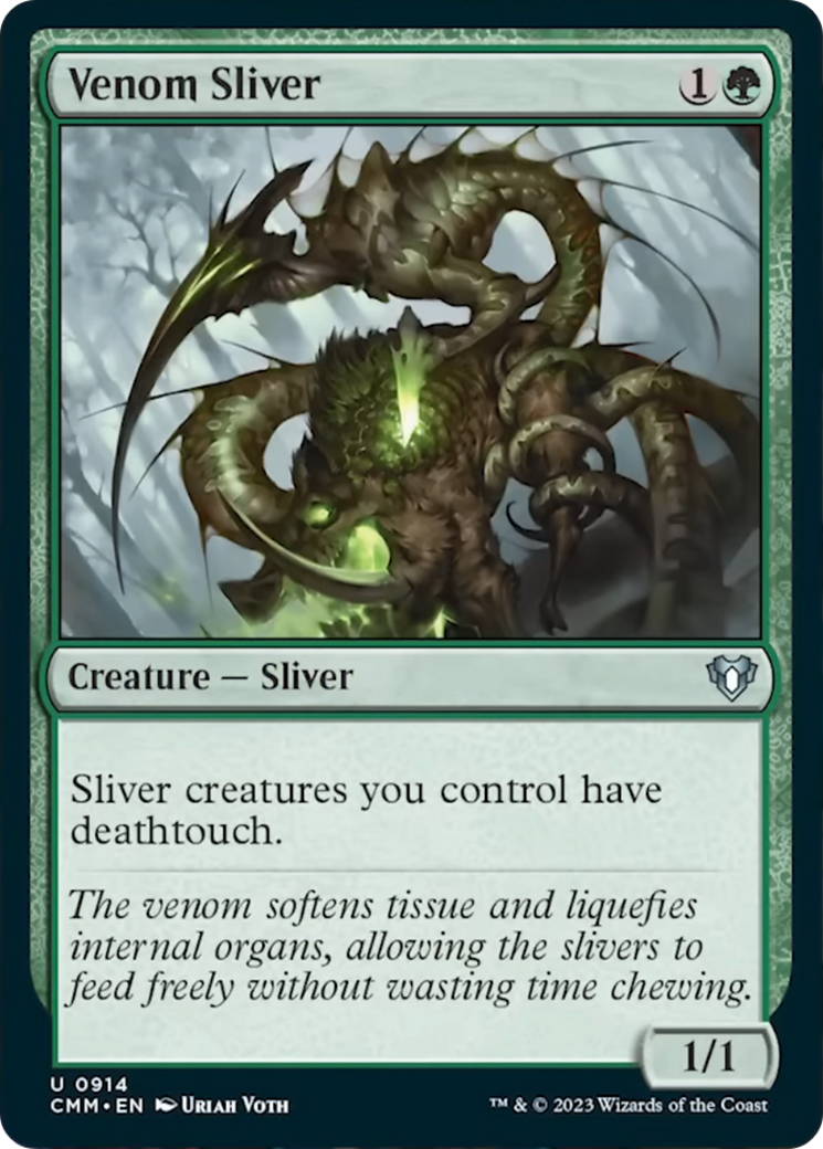 Venom Sliver [Commander Masters] | Mindsight Gaming