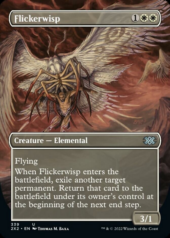 Flickerwisp (Borderless Alternate Art) [Double Masters 2022] | Mindsight Gaming