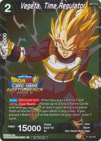 Vegeta, Time Regulator (Championship Final 2019) (Finalist) (P-142) [Tournament Promotion Cards] | Mindsight Gaming