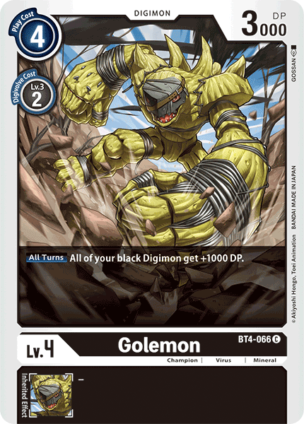 Golemon [BT4-066] [Great Legend] | Mindsight Gaming