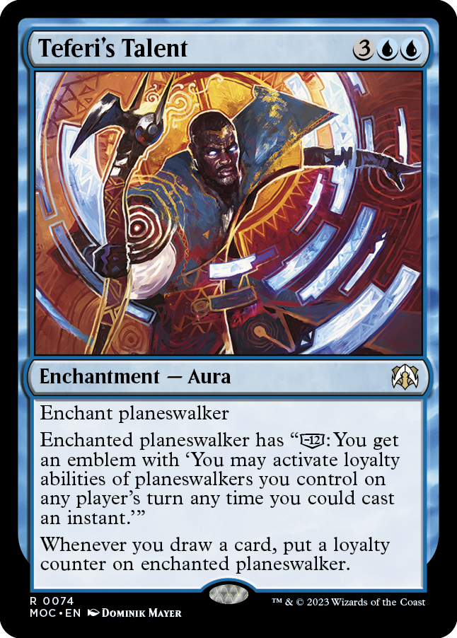 Teferi's Talent [March of the Machine Commander] | Mindsight Gaming