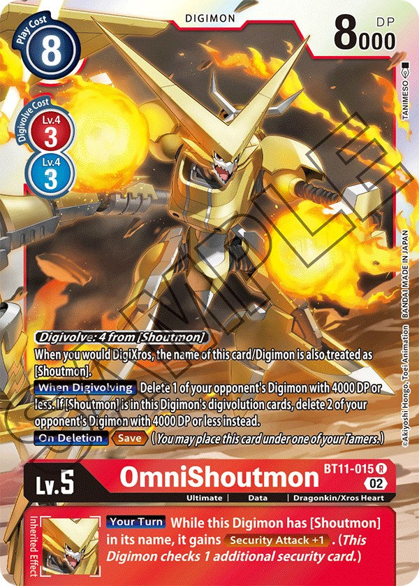 OmniShoutmon [BT11-015] [Dimensional Phase] | Mindsight Gaming