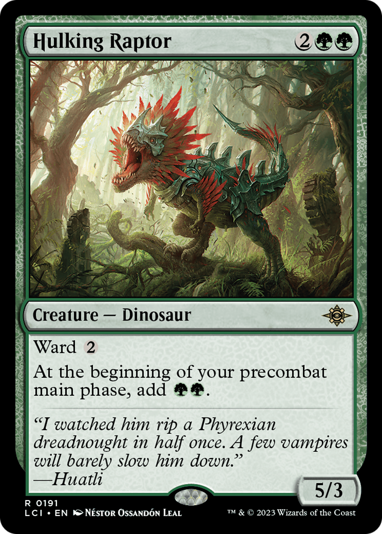 Hulking Raptor [The Lost Caverns of Ixalan] | Mindsight Gaming