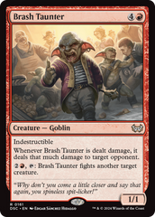 Brash Taunter [Duskmourn: House of Horror Commander] | Mindsight Gaming