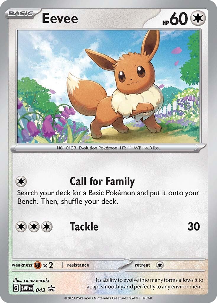 Eevee (043) [Scarlet & Violet: Black Star Promos] | Mindsight Gaming