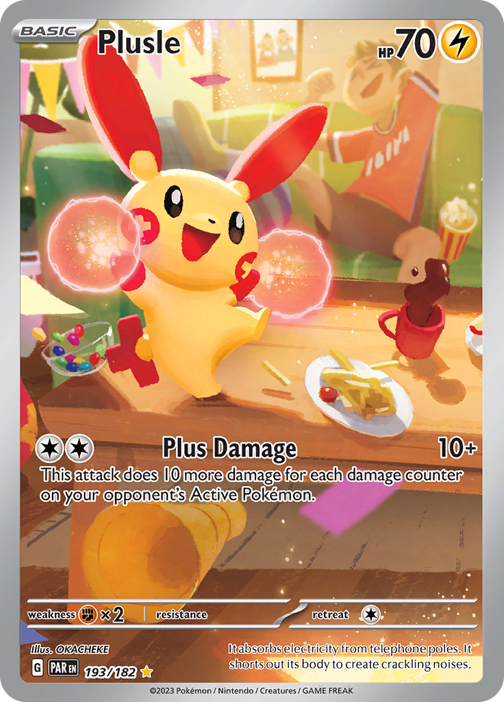 Plusle (193/182) [Scarlet & Violet: Paradox Rift] | Mindsight Gaming