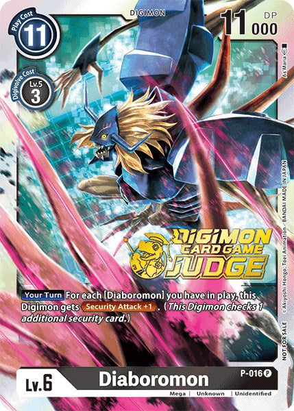 Diaboromon [P-016] (Judge Pack 1) [Promotional Cards] | Mindsight Gaming