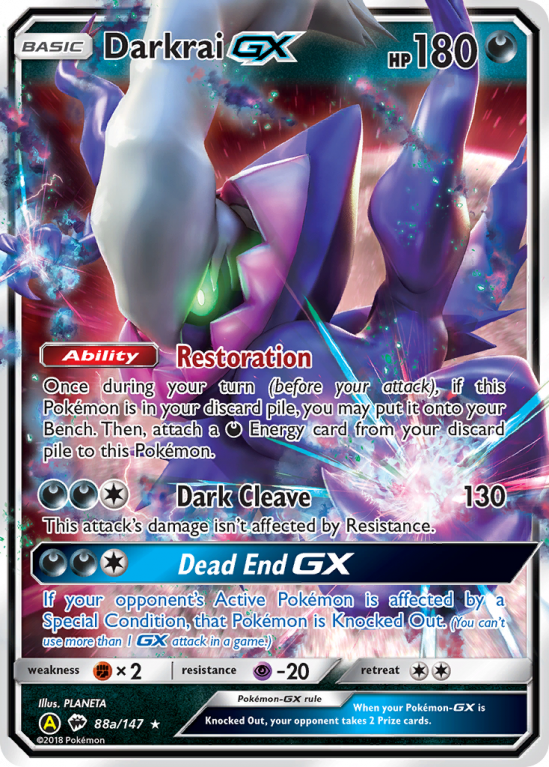 Darkrai GX (88a/147) [Alternate Art Promos] | Mindsight Gaming