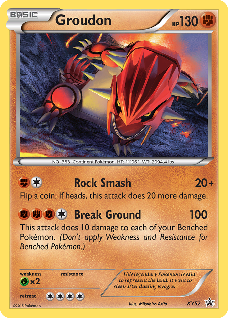 Groudon (XY52) [XY: Black Star Promos] | Mindsight Gaming